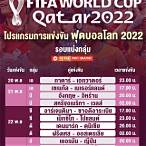 ฟุตบอลโลก ตารางแข่ง